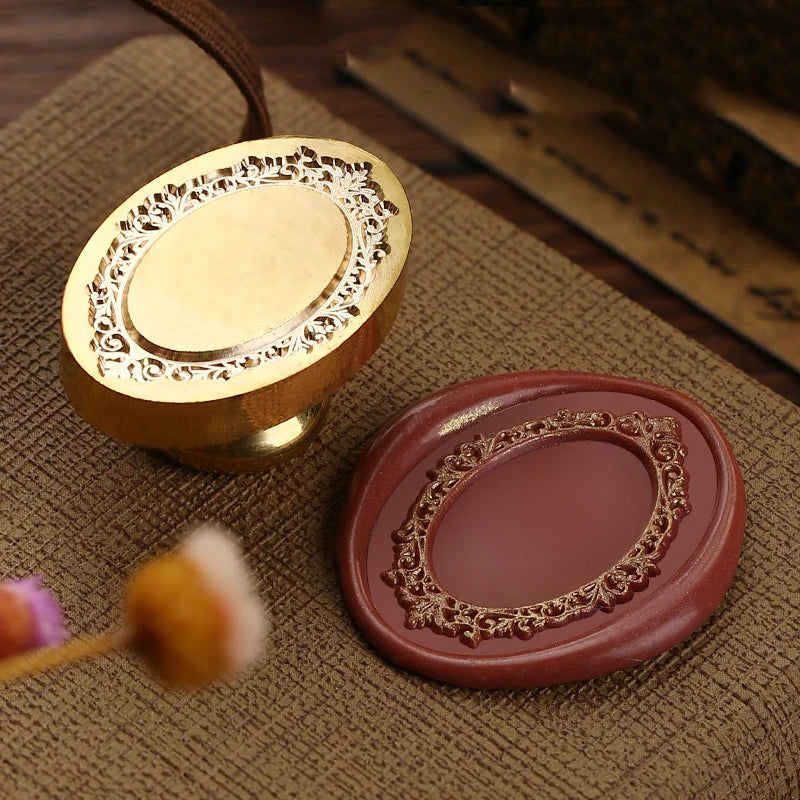 Fire Paint Seal Wax Stamp Heads Photo Frame Series Sealing Wax Stamp Head For DIY Scrapbooking Envelope Wedding Party Invitation