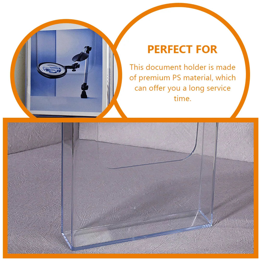 Wall-Mounted Document Organizer Practical Plastic File Holder File Paper Rack Wall Mounted/Hanging Document Paper Organizer