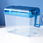 Mini Manual Paper Shredder A6 Office Document Destroyer Receipts Tickets Thick Cardstock Cutting Machine 17x15x9.5cm