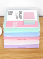 A4 transparent data storage box, folder, large capacity, multifunctional student test paper, book, graduation certificate, archi