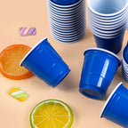 50pcs Mini Plastic Disposable Cups Drinking Cups Wine Cup for Celebration Bachelorette Party Events Wedding Birthday Supplies