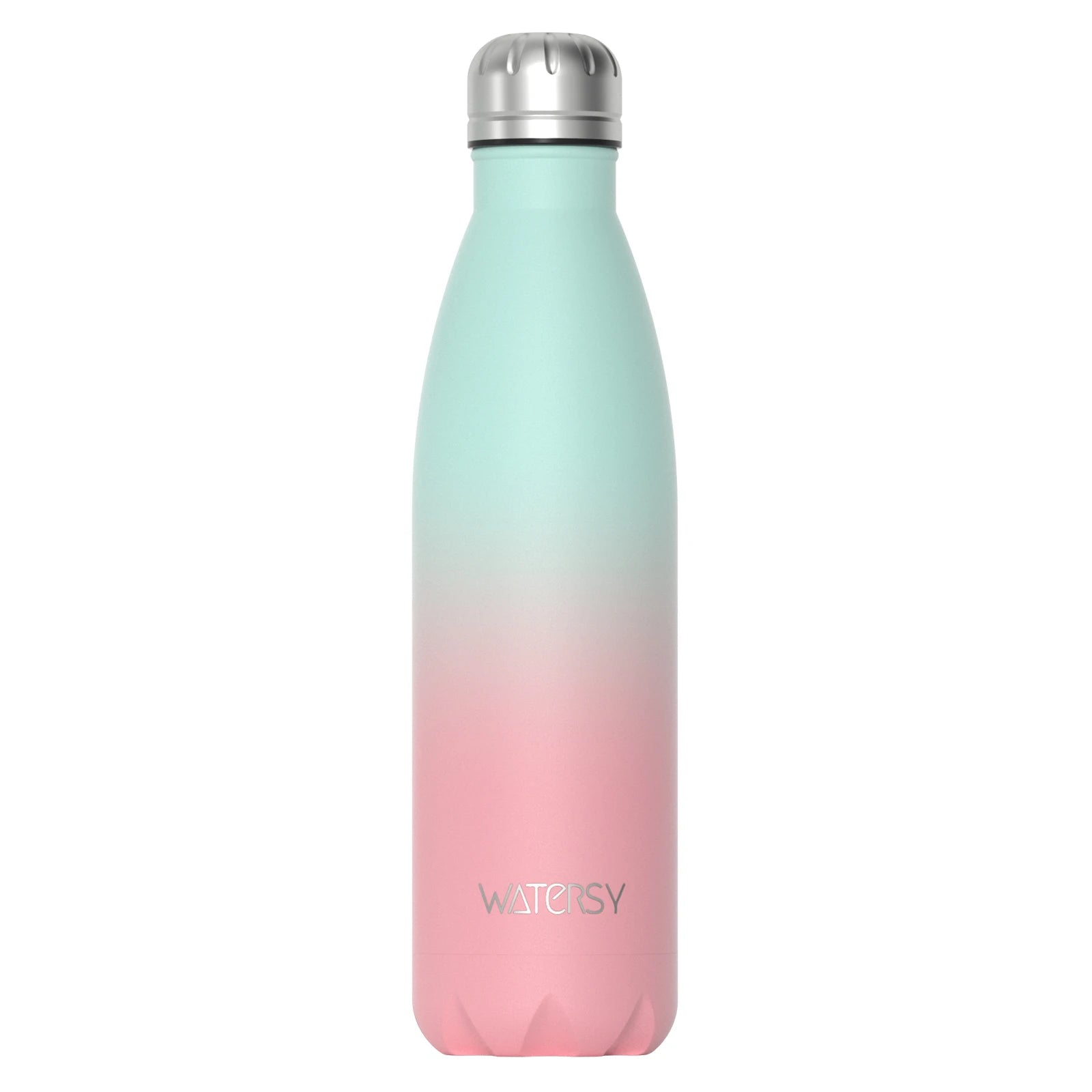 WATERSY 500ml Stainless Steel Water Bottle Insulated Vacuum Flask Double Wall Thermal Cup Keep Cold Hot Sports Kettle