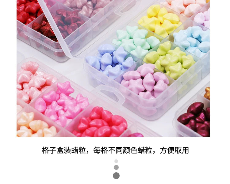 Retro Sealing Wax Beads Plant Wax Seal Wax Box Set 24 Color Sea Bead Wax Seal For Wedding Wax Seal Tools For Making Wax Seal Y15