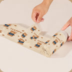 45x45cm 50Pcs Printed Tear-Free Drawstring Trash Bags Disposable Garbage Bags