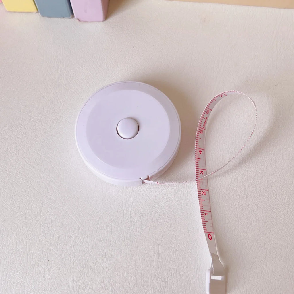 150 cm Cute Mini Soft Tape, Automatic Shrinking Tape Measure, Material Tape Measure, Plastic Tape Measure