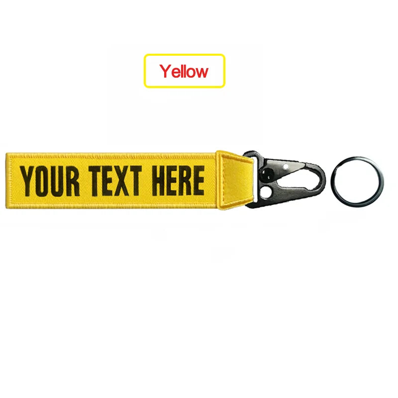 Customized Luggage Tag, Personalized Keychain, Name Patch, Embroidery Accessories for Suitcase and Bag, Luxury Eagle Beak Buckle