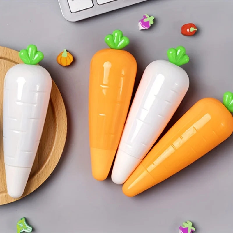 1pc Super Cute Carrot Vegetable Correction Tape School Office Supply Student Creative Stationery Kid Gift