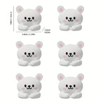 2/3pcs Cute Cartoon Desktop Cable Organizer Managers Self-Adhesive Winder Wire Cord Management Earphone Data Cable Clips Holder