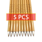 5 Pcs Bamboo Calligraphy Brush Pens Soft Weasel Mix Hair Small Regular Script Writing Brush Classical Jiju Xiaokai Chinese Pen