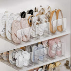 2/4 Pack Space-Saving Vertical Shoe Rack Organizer - Multi-Layer, Easy-to-Assemble, Compact Storage for Home Entryway Cabinet