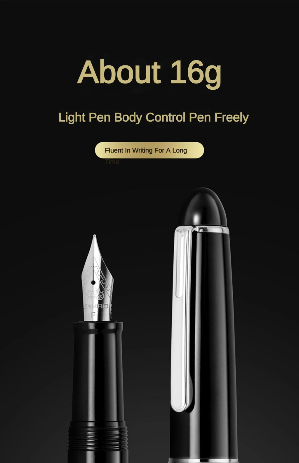 JINHAO 992 Fountain Pen Silver Clip 12 Colors Writing Pens Luxury Quality Student Business Office School Supplies Stationery