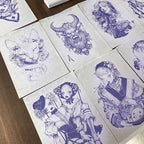 10/30/50/100Pcs Tattoo Transfer Pape A4 Size Stencil Paper Copy Paper Thermal Paper for Tattoo Transfer  Tattoo Supplies