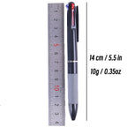 3 in 1 Red/Black/Blue Ink Color 0.7mm Student Ballpoint Pens Ball Point Writing Stationery Fine School Supplies Pencils Office