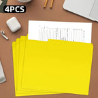 Manila Folder, A4 Size, One-Third Cut Label, In Various Colors, Suitable For Office And School Use
