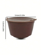 1/3/5/10pcs Reusable Coffee Capsules Filter Cup Dispenser for Nescafe Dolce Gusto Refillable Coffee Capsules Pod Compatible Kit