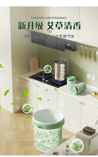 35pcs Trash Bag 4Gallon/15L for Bathroom 47*50cm