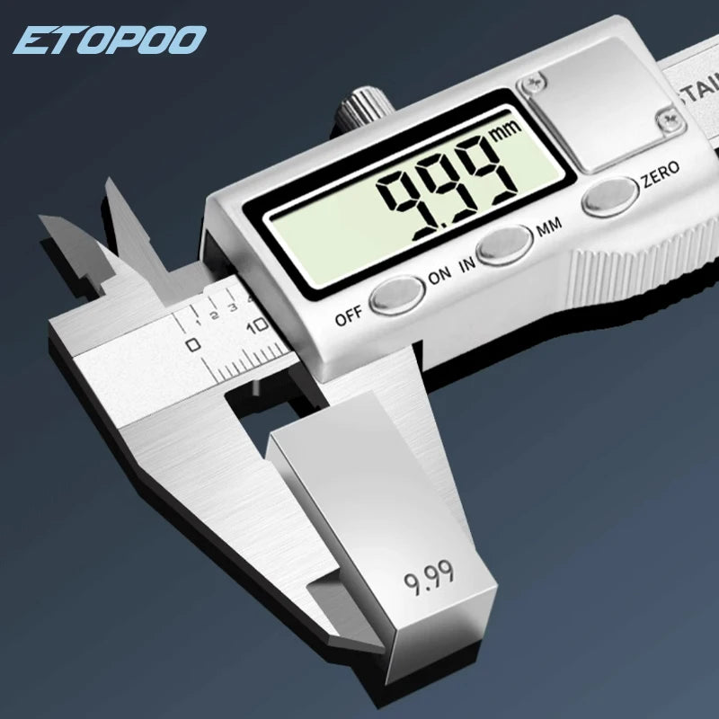 0-50MM Digital Caliper with Metal Screen  Portable Digital Wear Resistance Rust Industrial Measuring Tool