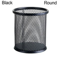 Multifunction Round/Square Mesh Pen Pot Multicolor Pen Holder Desk Tidy Stationery Organiser Pencil Storage Stationery Organiser