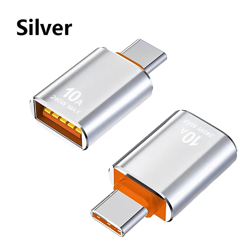 Type C To USB 3.0 Adapter Metal Charging Stable Data Transmission File Reading Light for Iphone Macbook Xiaomi Samsung Connector