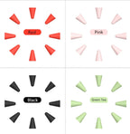 8pcs Soft Silicone Nib Cover For Apple Pencil 1 2 Tip Case Sleeve For Apple Pencil 1st 2nd Gen Touchscreen Stylus Pen Nib Case