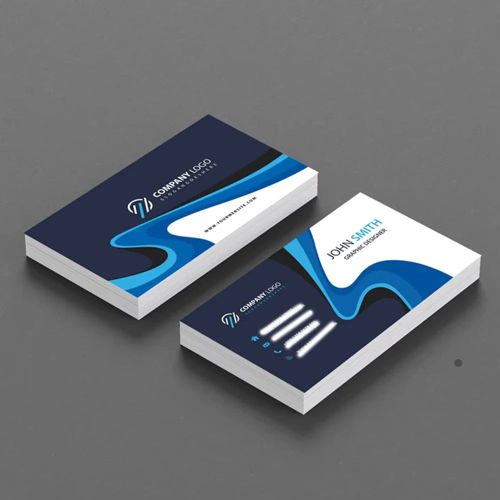 100PCS Custom Logo Color Double-Sided Small Business Card Thank You Card Gift Card 300gmg Paper 9x5.4cm