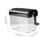 Small Paper Shredder Manual Document Shredder Household Paper Shredding Solution Household Small Mini Paper Shredder Tool