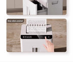 High-capacity Office Shredder with Five-level Security and Shredding Function It Can Shred Large Volumes of Documents and CDs
