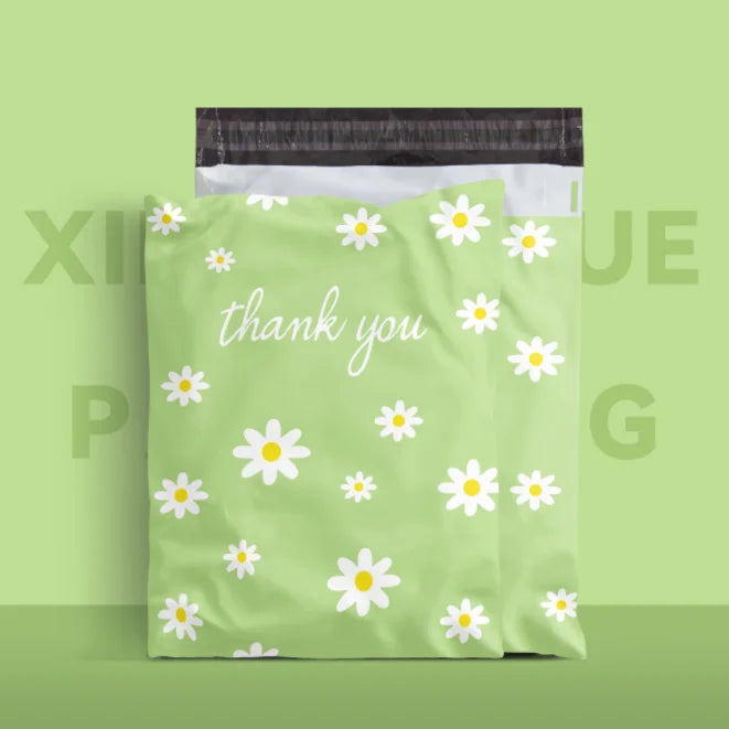 100PCS Poly Mailer Adhesive Envelope Courier Print Bag DIY Lady Panties Dress T-shirt Wedding Xmas Gift Box Packaging Pouches