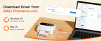Phomemo M421 Label Printer 4x6 Shipping Thermal Label Maker Compatible with Phone & PC Portable Bluetooth Printers for Package