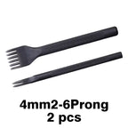 WUTA 1 Piece Diamond Point Black Pricking Iron Leather Chisel Leather Craft Hole Punch Tools Stitching Tools 3/4mm Available