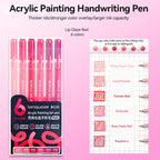 Languo 90 Colors Painting Acrylic Gel Pens Large Capacity Ink Pen for Drawing Diary Diy Coloring Doodling Painting Art Supplies