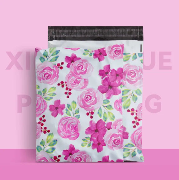 100PCS Poly Mailer Adhesive Envelope Printing Bag DIY Clothes T-shirt Pantihose Skirt Underwear Bra Shipping Packaging Pouches