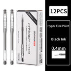 Hyper Fine Point，0.25mm,0.3mm,0.4mm，Gel Ink Pen， Black Ink,Smooth Writing for Teachers Office & School Supplies