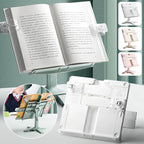 Portable Adjustable Rotatable Reading Bookshelf Multifunctional Document Holder Lifting Landing Book Support for Home
