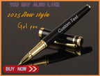 Custom Gel Pen School Things Supply Stationery Store Metal Ballpoint Office Accessories Writing Beautiful Teacher Gift