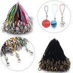 20/100Pcs Lobster Clasp Lanyard Strap Cord Mobile Phone Lanyard Polyester Key Chain Cords Charms Keyring For DIY Jewelry Making