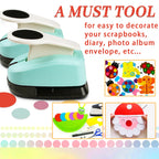 Circle Cutters Paper Hole Punch Cutter Tool Set 2 inch 50mm 38mm 25mm 16mm 9mm Circle Shapes Hole for card making scrapbooking