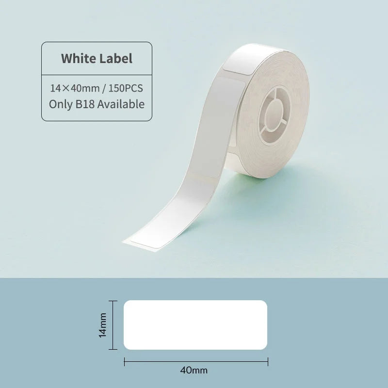 Wireless portable printer color label printer NIIMBOT B18 thermal transfer technology ribbon printing multi-color printing