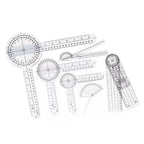 Protractor Goniometer  Goniometer Set PVC Transparent Clear Scale Wear Resistant Angle Ruler for Orthopedics
