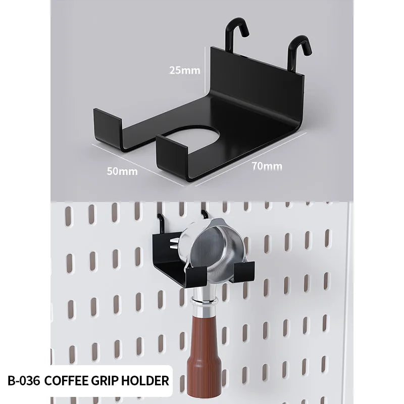 Desktop Standing Pegboard For Home And Office Use. Freely Combinable Accessories For Organizing Stationery.