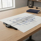 @*T Square Ruler High Precision Plastic Drafting Ruler 45/60/70/80cm Removable for Architect Office Drafting DIY Art Project