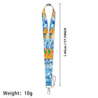 Cute Anime Lanyards For Key Neck Strap Lanyards ID Badge Holder Keychain Key Holder Hang Rope Keyrings Accessories Gifts