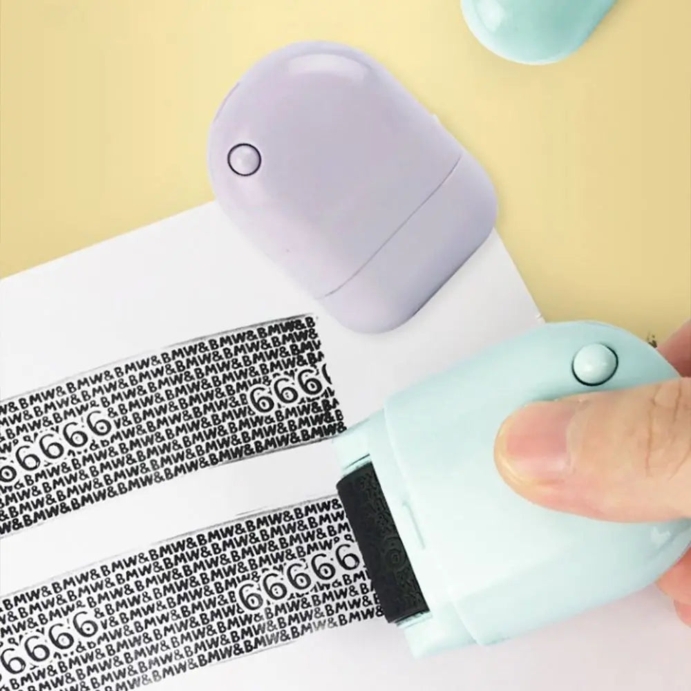Express Bill Applicator Security Stamp Roller Express Unpacking Privacy Applicator Rolling Privacy Seal Identity Protection