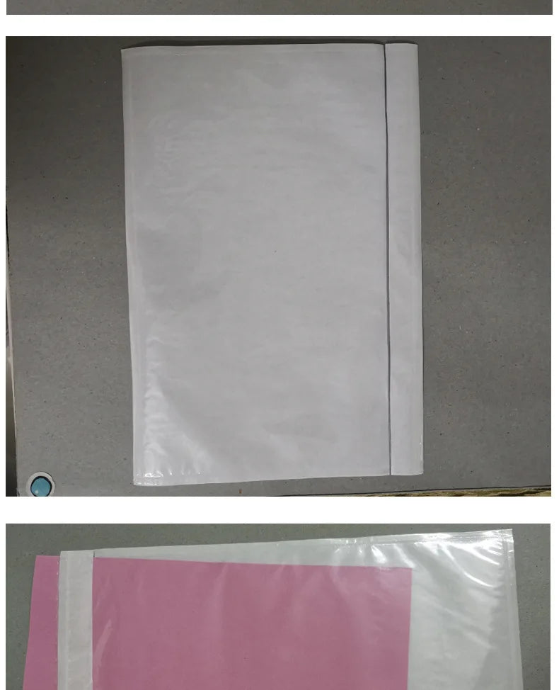 100PCS Transparent Envelope Clear With Packing List Enclosed Printing Pouch Envelope Bag for Invoice Packing Slip