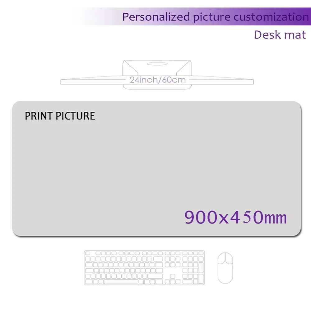 Create Your Own Personalized Mousepad Print Custom Mouse Pad Company Playmat Deskmat 1200x600 Customizable Keyboard Computer Mat