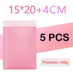 100/1 PCS Pink Poly Bubble Mailers Padded Envelopes Self Seal Padded Envelopes Gift Bags Packaging Envelope School Supplies
