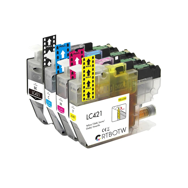 LC421XL LC421 421XL Compatible Ink Cartridge For Brother DCP-J1050DW MFC-J1010DW DCP-J1140DW Printer