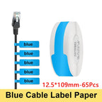 Niimbot Thermal Cable Label 1Roll Paper Adhesive Waterproof Color UV Sticker For D11/D110/D101 Mini Portable Printer Label Maker