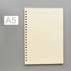 PLRBOK 50 Sheets 100 Pages A5 B5 A4 Loose Leaf Paper Binder Inner Pages 20/26/30 Holes Office Accessories Notebook Stationery