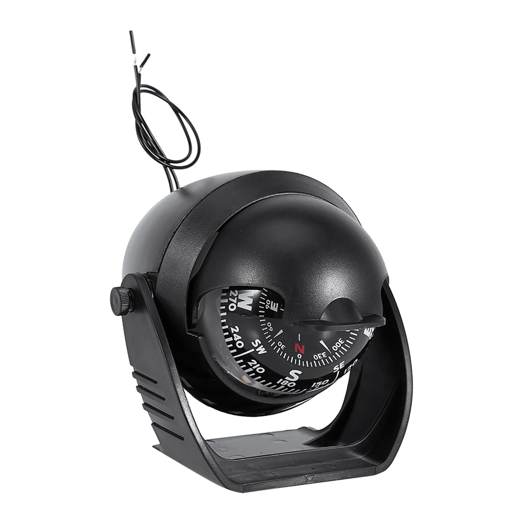 Navigation Pivoting High Precision LED Light Pivoting Compass Navigation Electronic Compass for Marine Boat Car